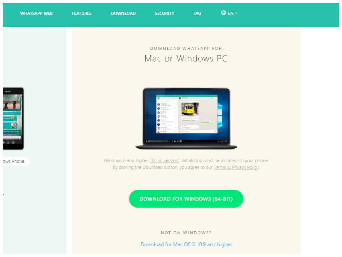 Download WhatsApp for Windows and Mac