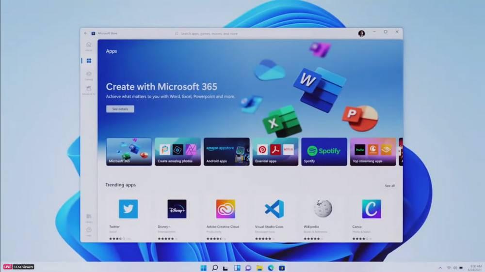 Windows 11 - New MS Store