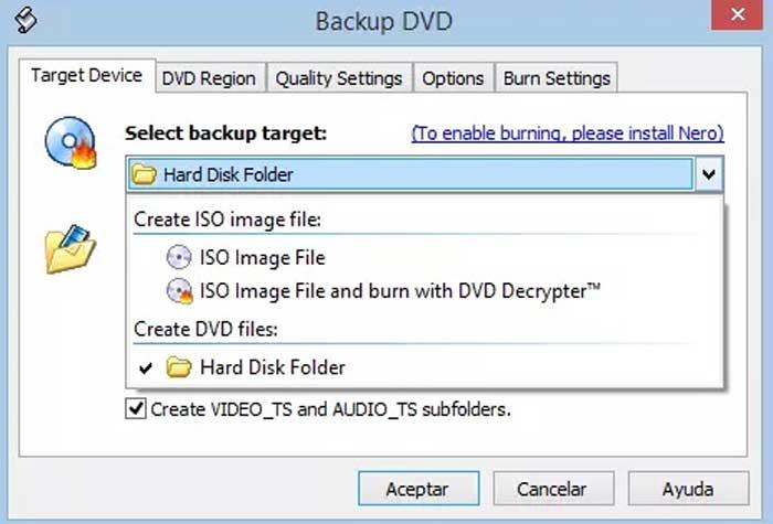 DVDShrink backup DVD