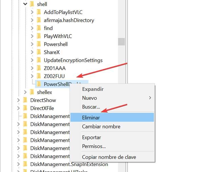 Registry clear PowerShellDesktop