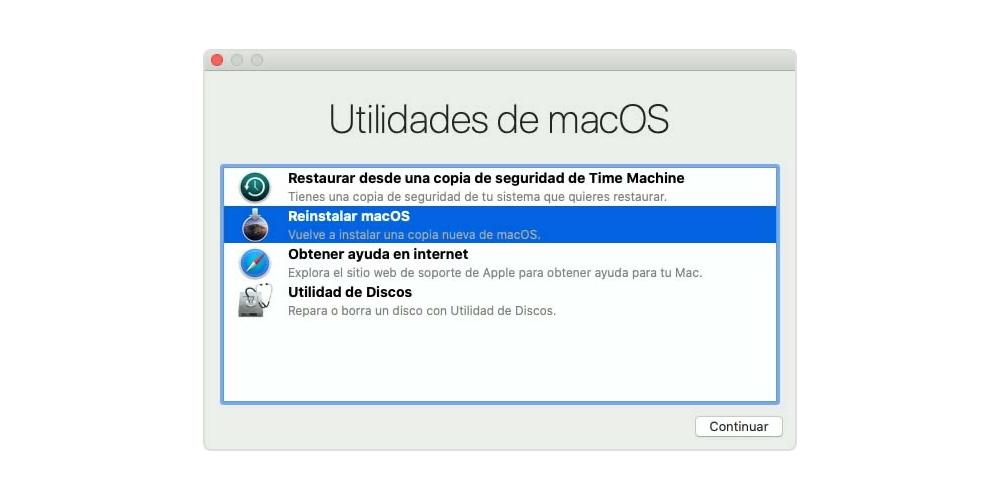 Restore Mac to update