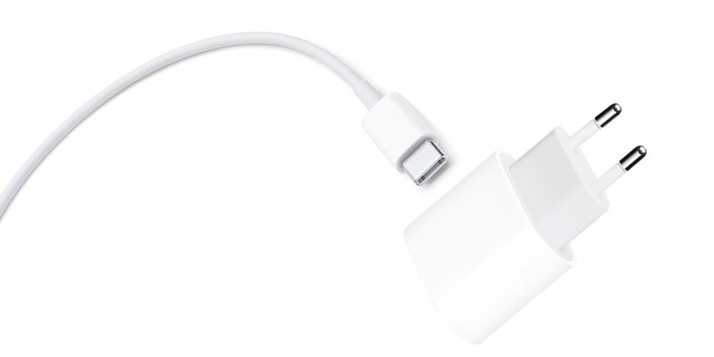 usb-c cable and apple adapter