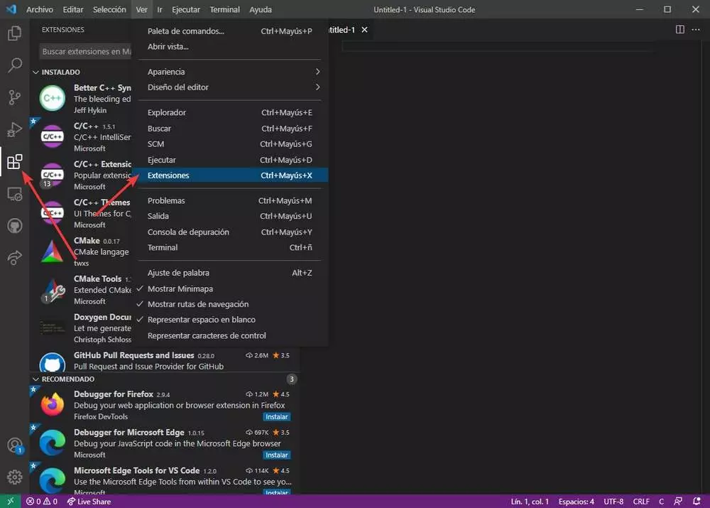 Visual Studio Code - Extensions 1