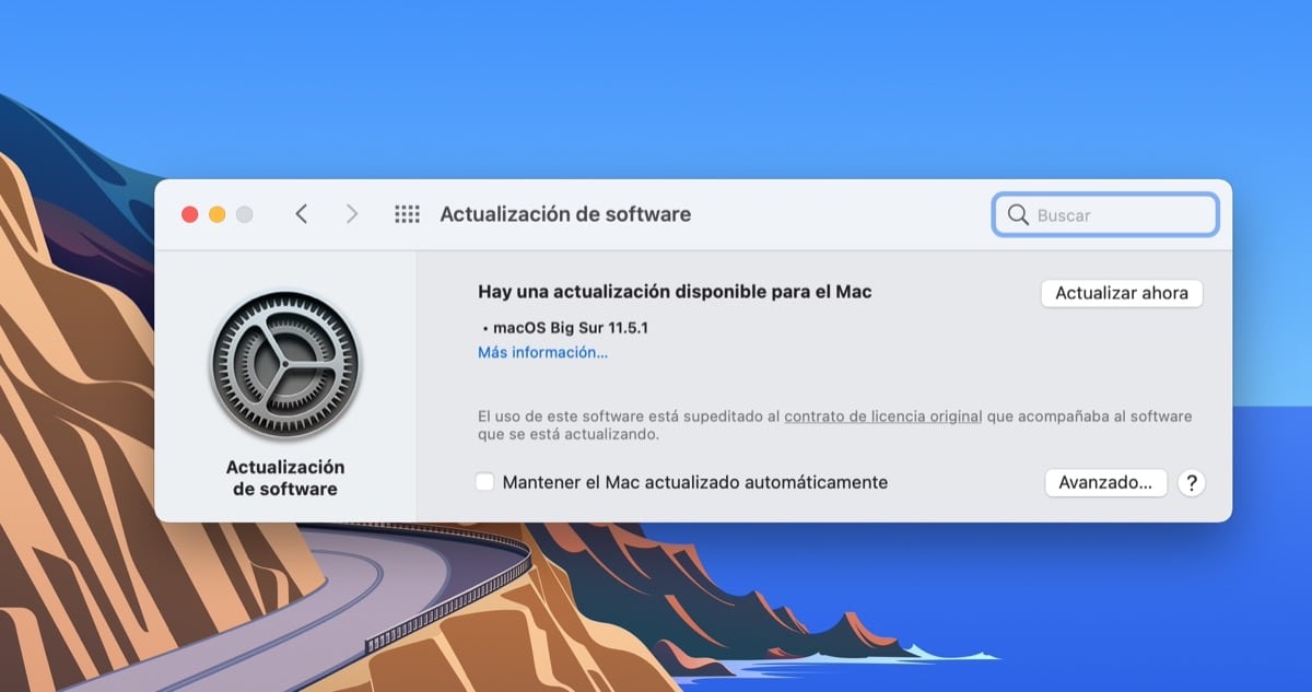 macOS Big Sur 11.5.1