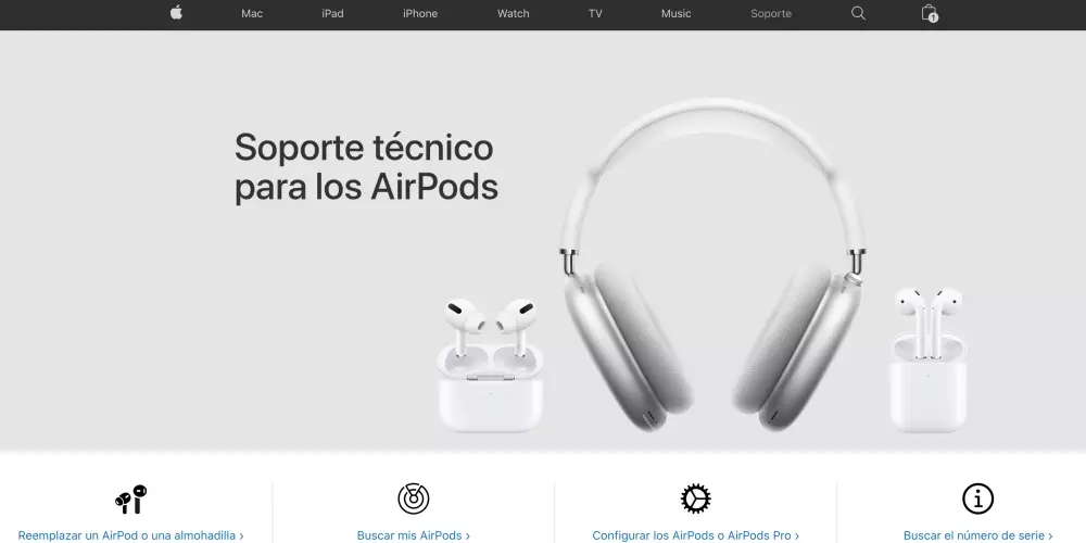 web technical support airpods