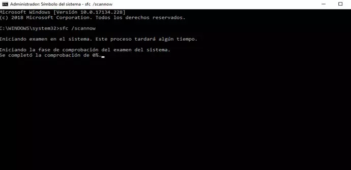 Check for corrupt files with Command Prompt