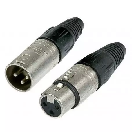 Male and female XLR Cannon connectors