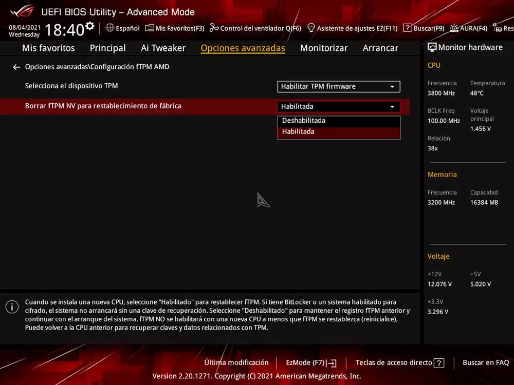 AMD fTPM BIOS UEFI Windows 11 (3)