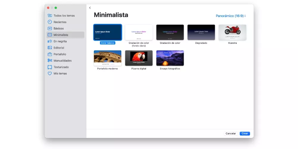 minimalist keynote templates