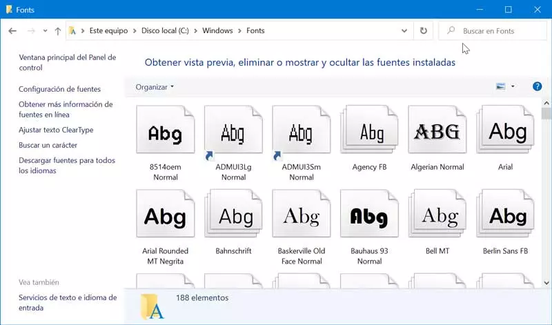 Windows Fonts