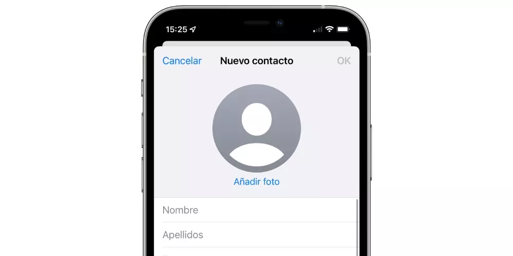 add iphone contact