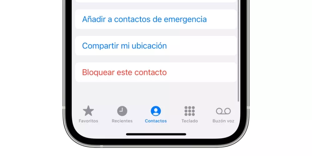 block contact iphone
