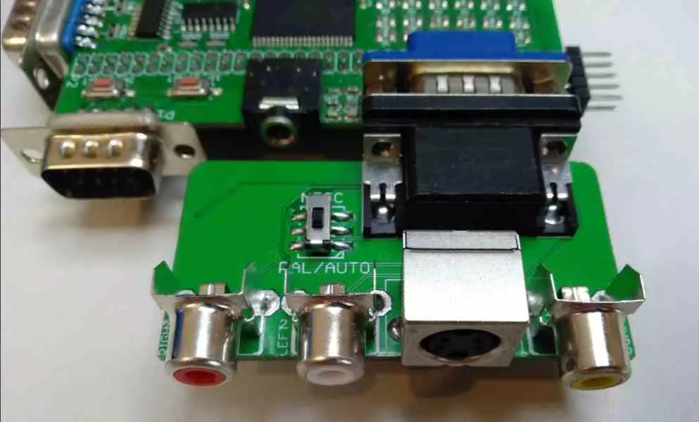Mister FPGA composite video output