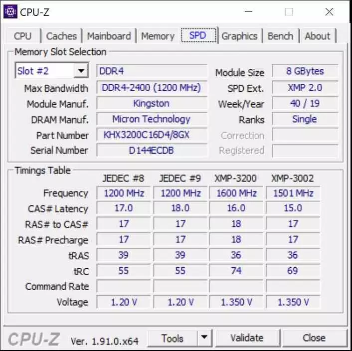 SPD CPU-Z
