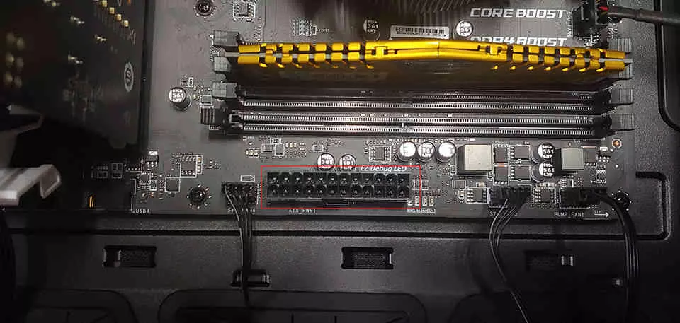 Motherboard power connector