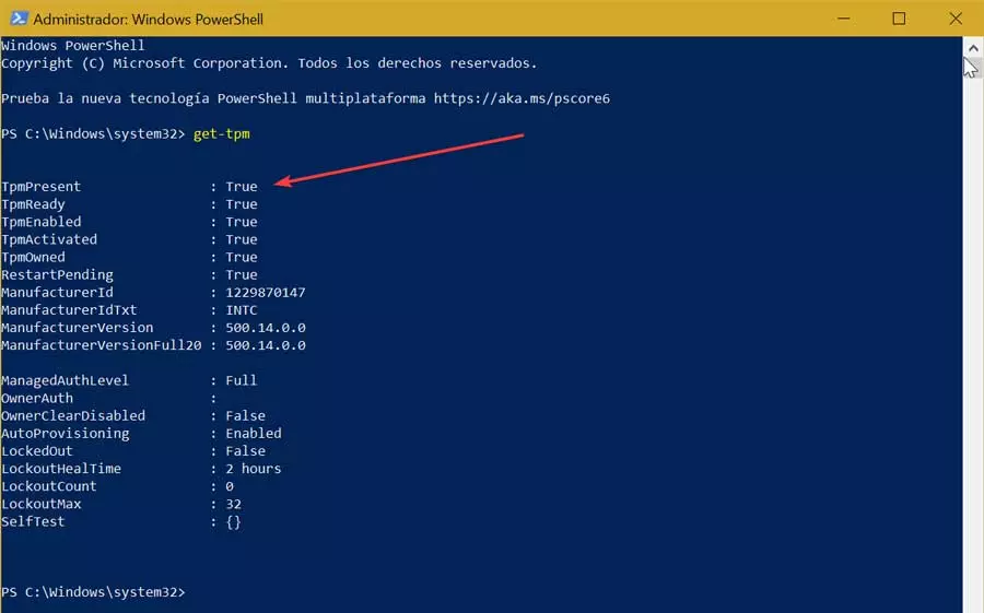 TPM in PowerShell