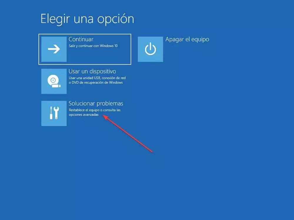 Windows 10 Recovery Options - 1