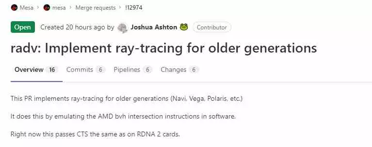 RADV Ray Tracing