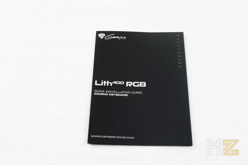 Genesis Lith 400 RGB instructions