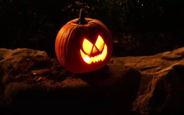 Illuminated pumpkin