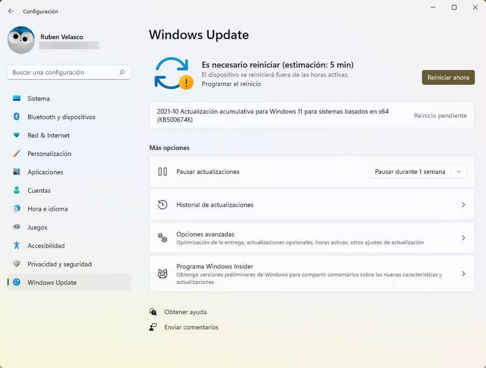 New cumulative update Windows 11