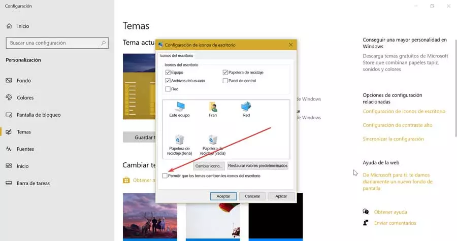 Allow themes to change desktop icons