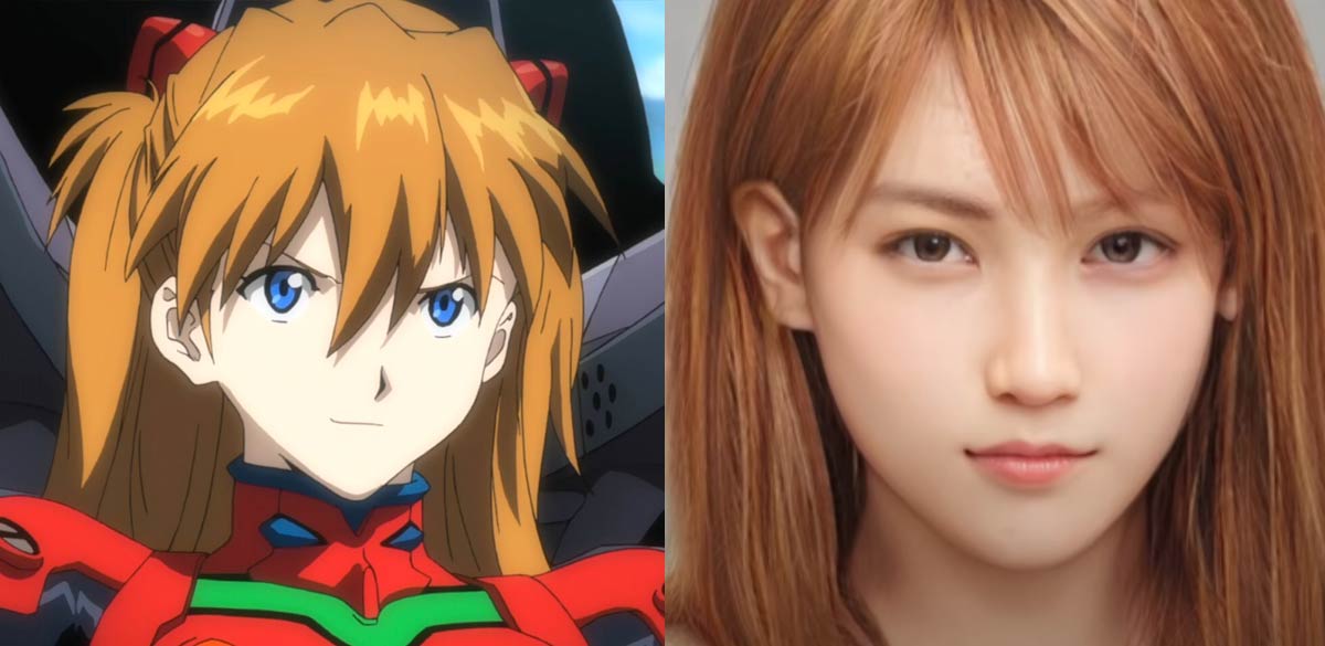 Evangelion: A video shows what the characters would look like if they were  people of flesh and blood