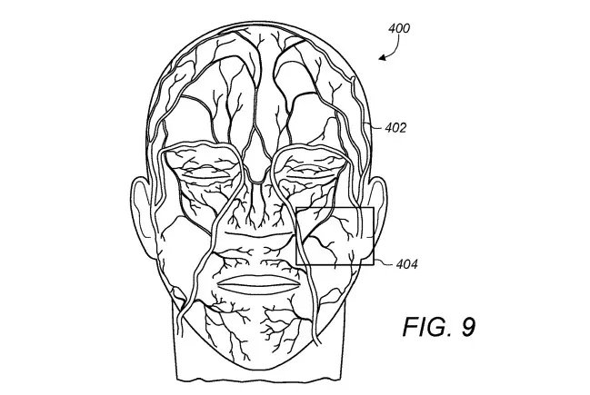 Patent Face ID veins