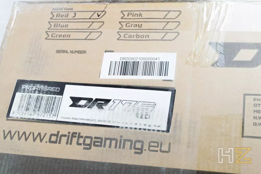 Drift DR175 packaging