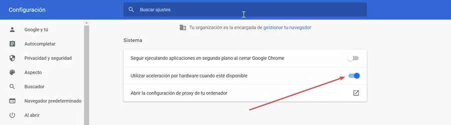Chrome Use hardware acceleration when available