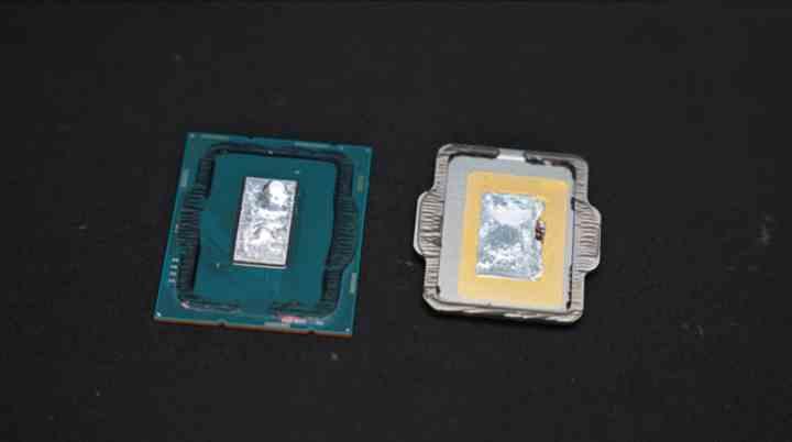 Intel Core 12 packaged disassembled