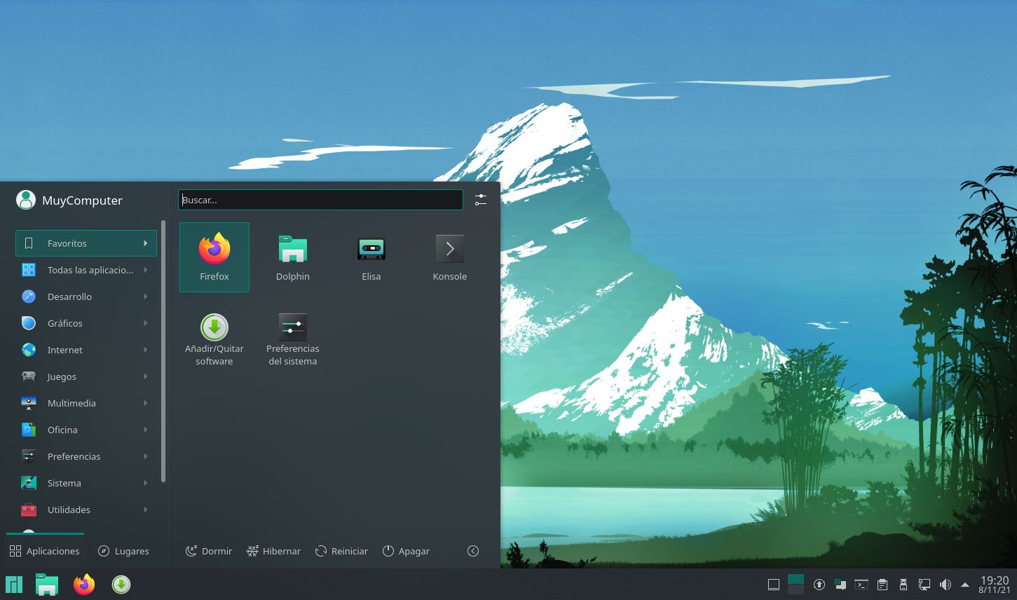 Manjaro Linux with KDE Plasma