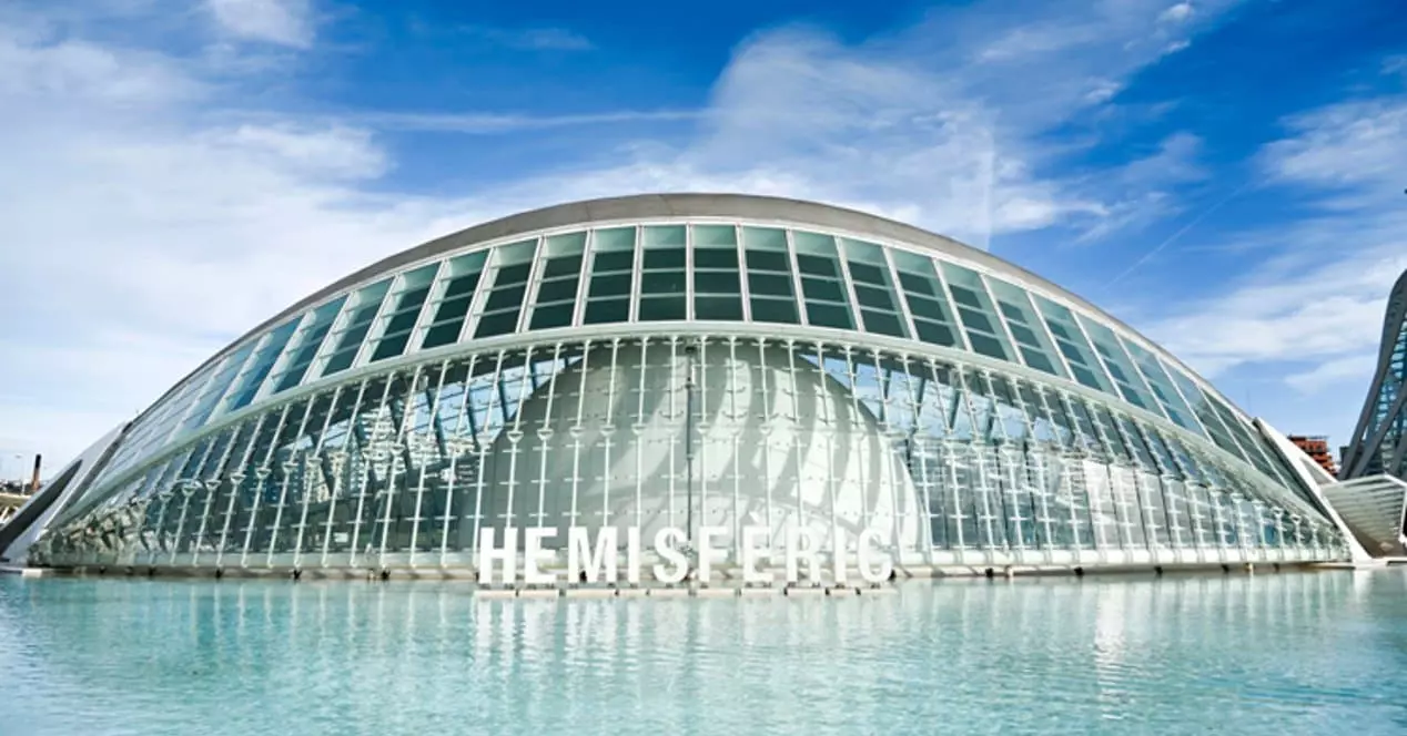 The Hemisferic IMAX of Valencia