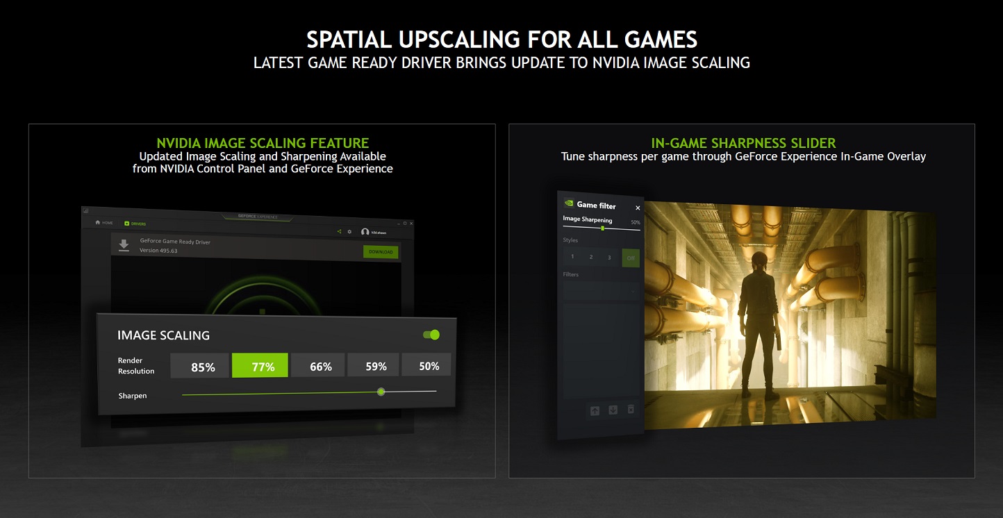 NVIDIA Introduces DLSS 2.3 and Enhanced Spatial Rescaling That Doesn't Require Tensor 34 Cores