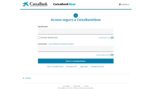CaixaBank phishing