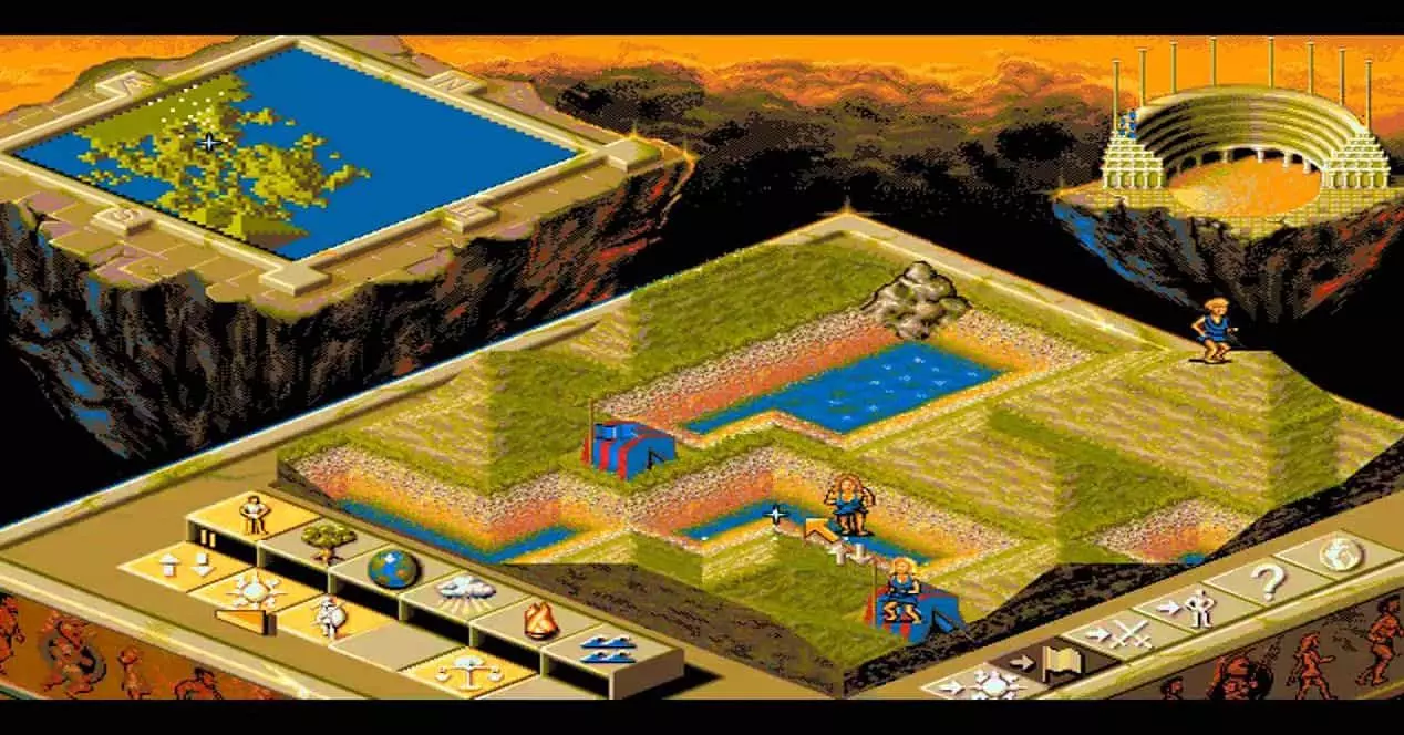 The game Populous, pioneer of God Games