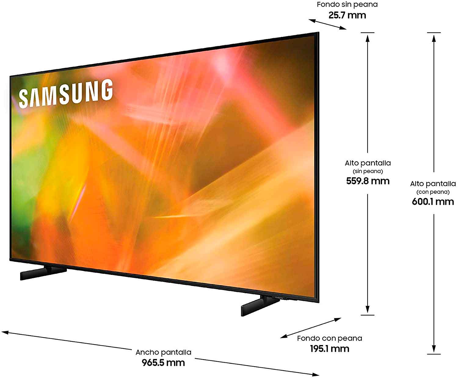 43-inch Samsung UHD 4K TV, on Black Friday only for 399 euros