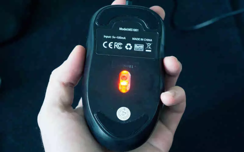 optical sensor mouse LED