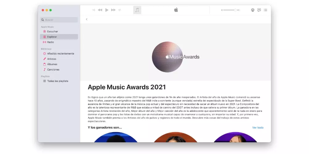 apple music awards 2021