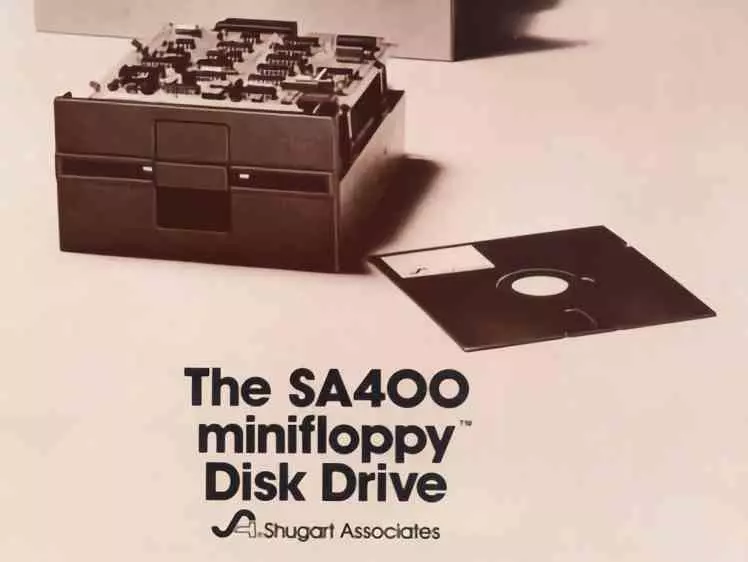 SA-400 first PC floppy drive
