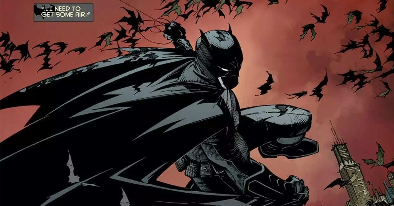 The dark Batman from cartoonist Greg Capullo