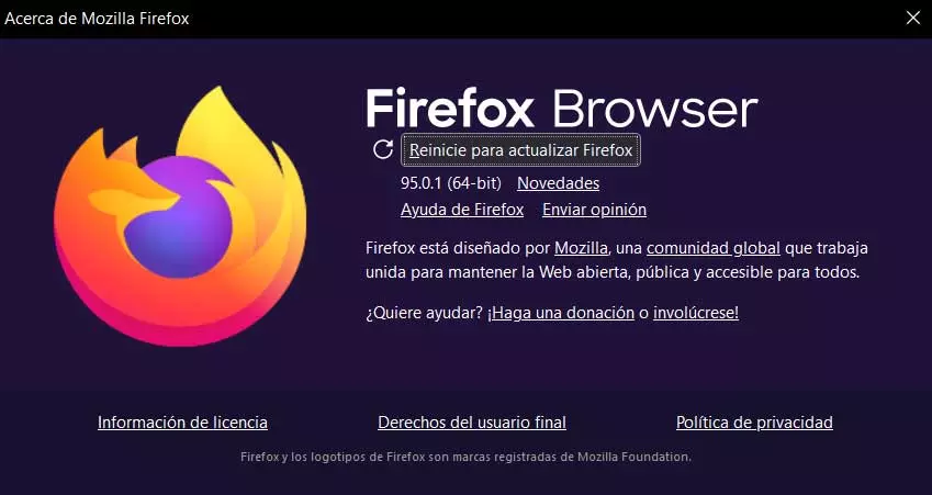 Firefox 95