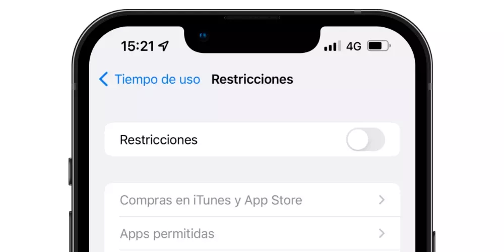 ios restrictions