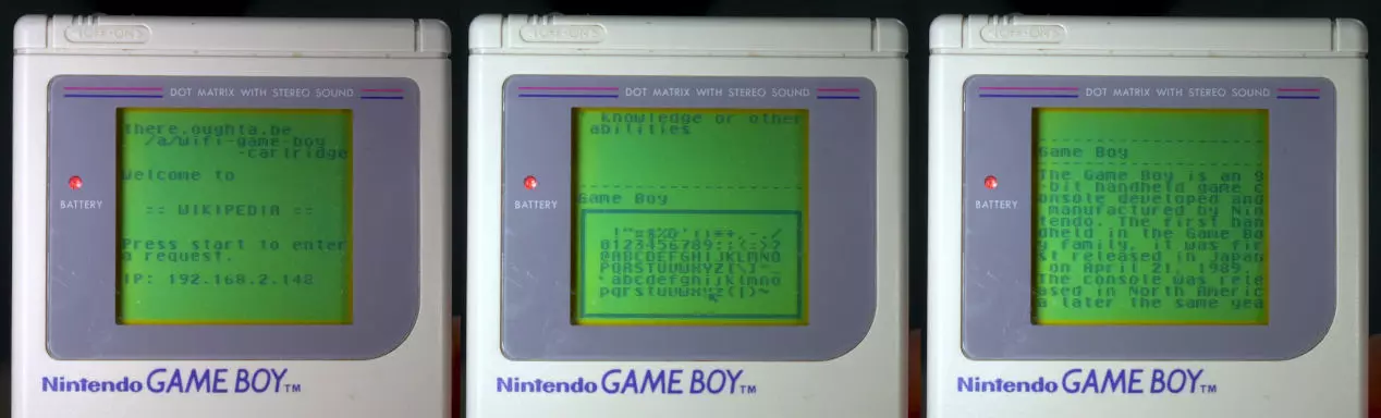 Wikipedia on the Game Boy