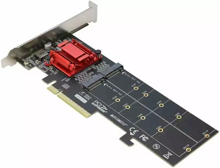 PCI Express M.2 Dual card