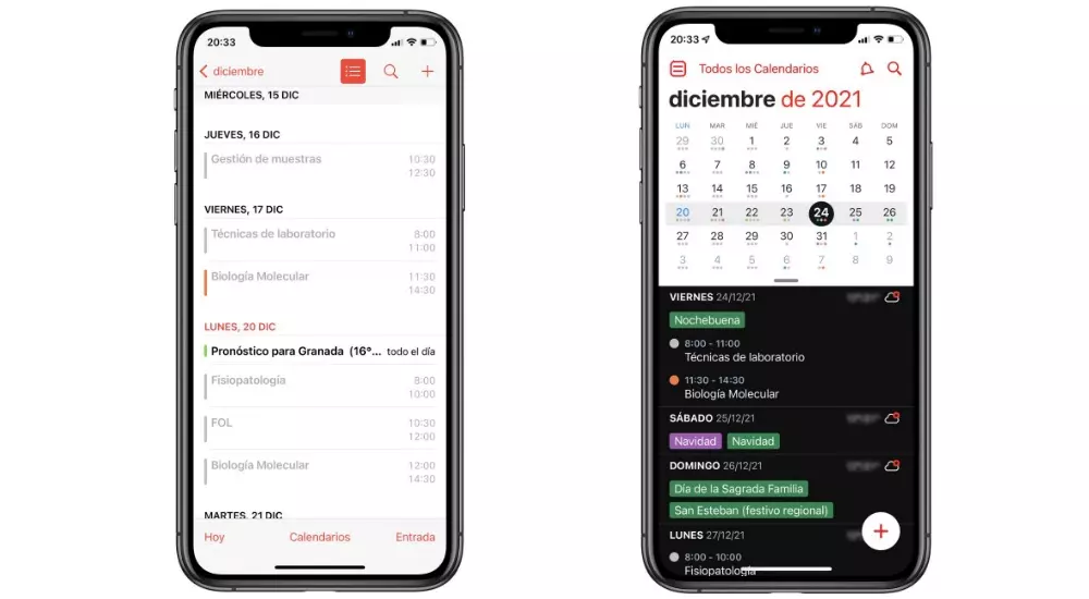 Fantastical Calendar