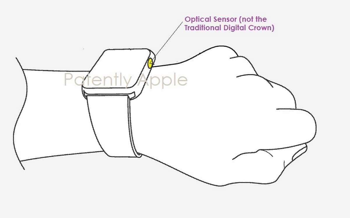 Apple Watch optical sensor