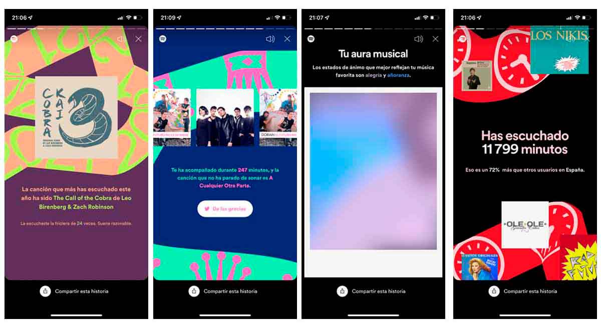 Spotify Wrapped 2021: you can now review your personal summary