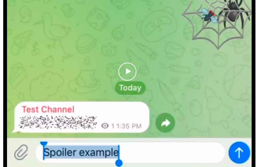 Telegram tests a new function "anti spoilers"
