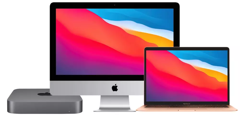 Mac with macOS 11 Big Sur